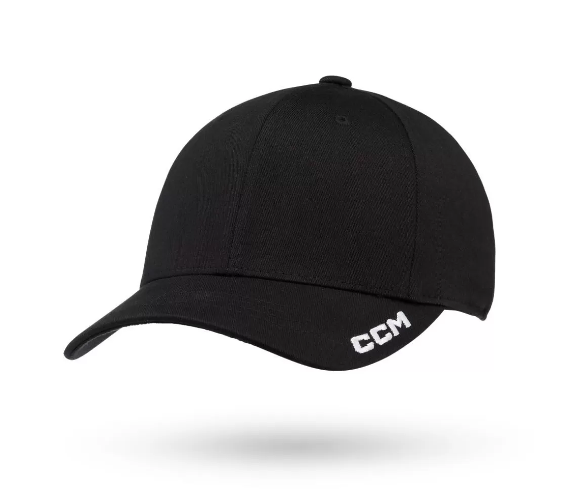 Hockey Caps Ccm | CCM Cap Team Flexfit Black