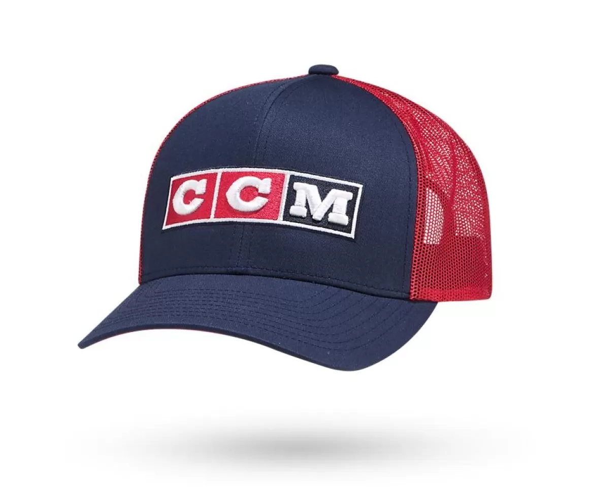 Hockey Caps Ccm | CCM Cap The Flag Meshback Trucker Team