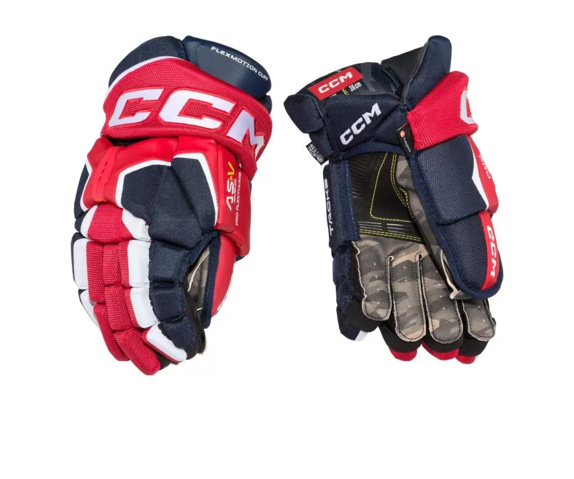 CCM Gloves Tacks As-V Pro Sr- Hockey Gloves Ccm