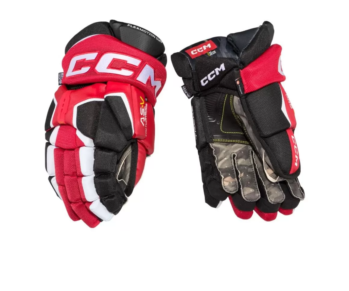 CCM Gloves Tacks As-V Pro Sr- Hockey Gloves Ccm