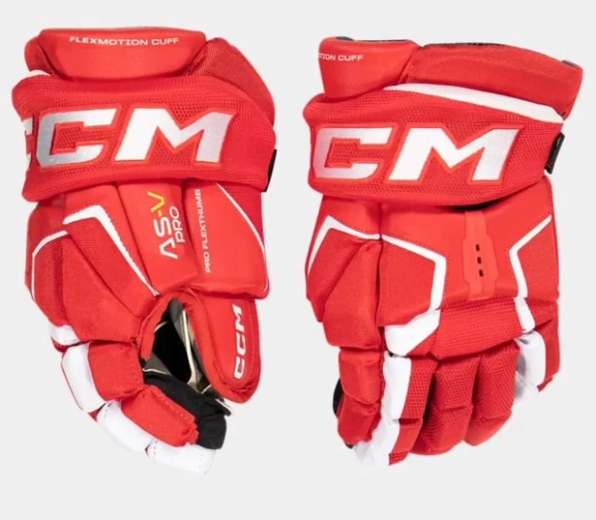 CCM Gloves Tacks As-V Sr- Hockey Gloves Ccm