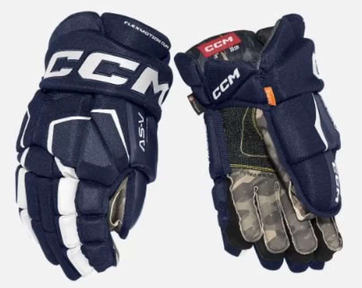 CCM Gloves Tacks As-V Sr- Hockey Gloves Ccm