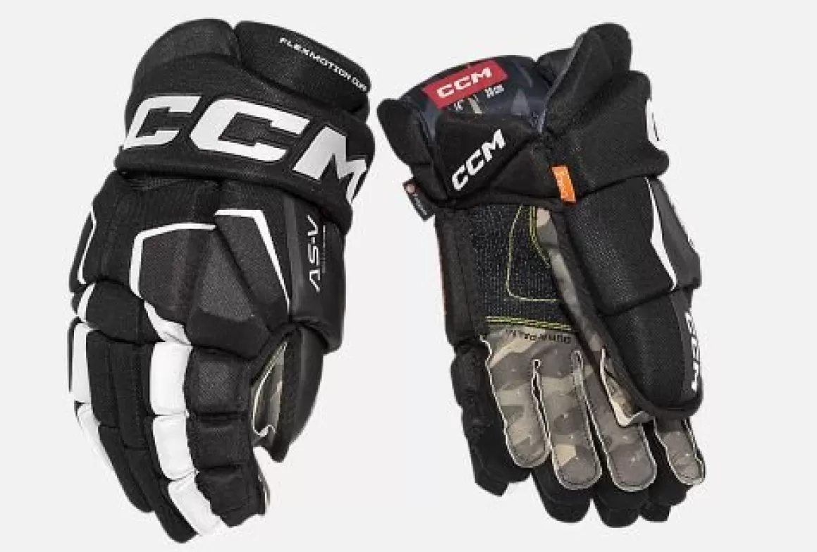 CCM Gloves Tacks As-V Sr- Hockey Gloves Ccm