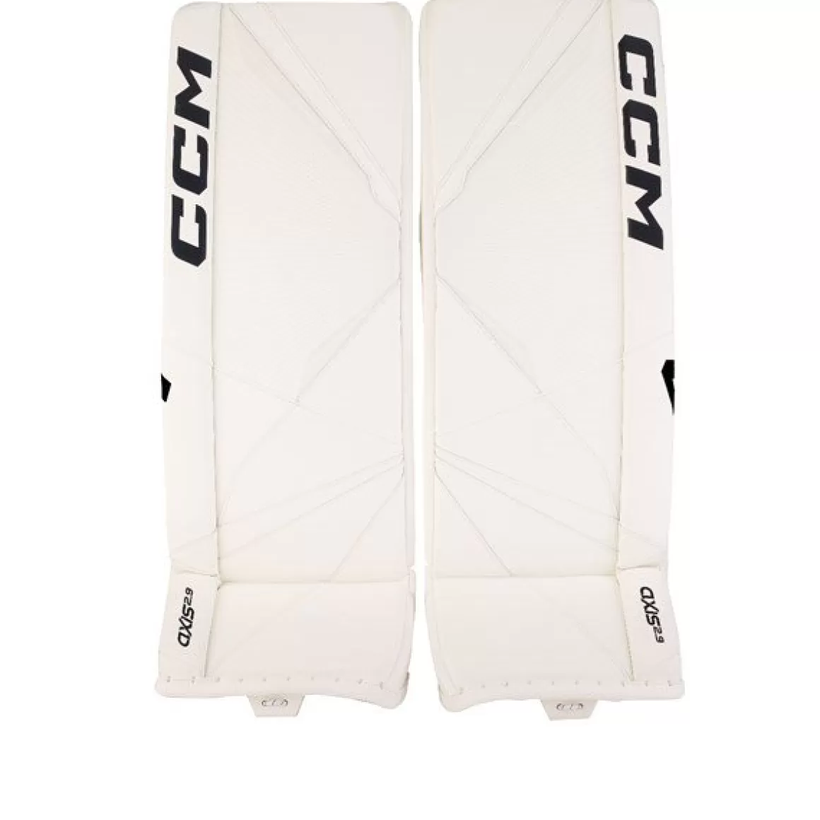 Goalie Leg Pads Senior | CCM Goalie Leg Pads Axis 2.9 Sr White