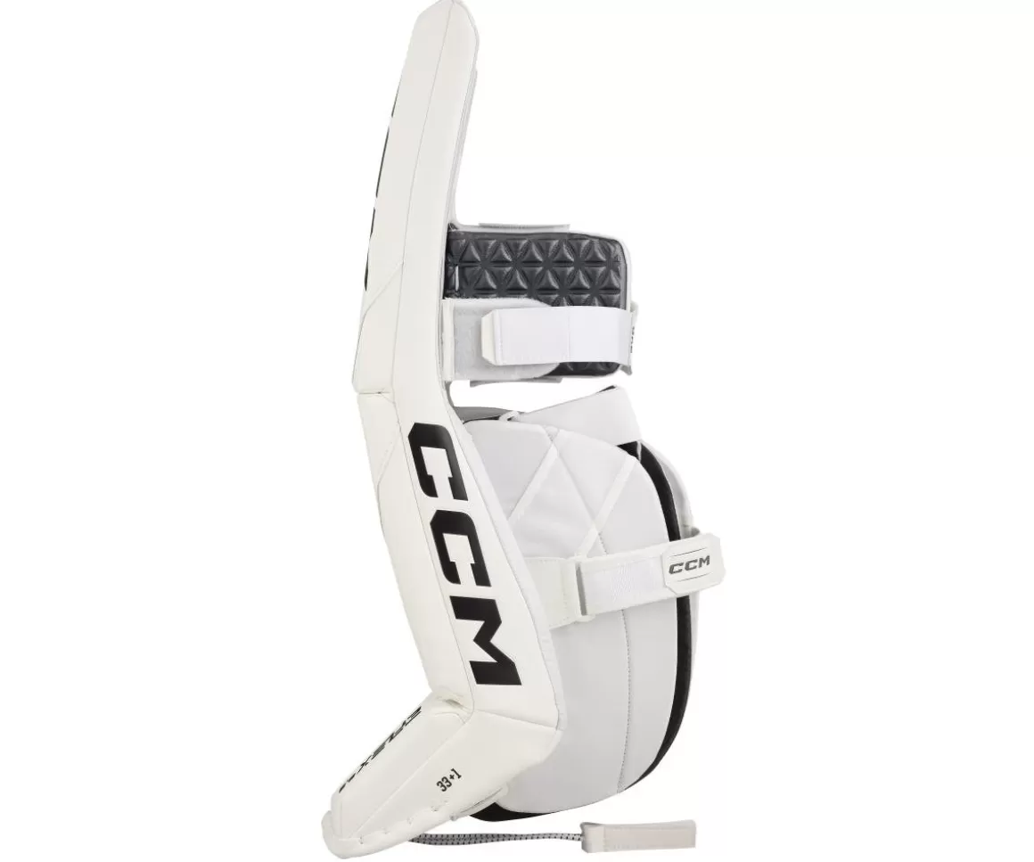 Goalie Leg Pads Intermediate | CCM Goalie Leg Pads Eflex 6.9 Int White