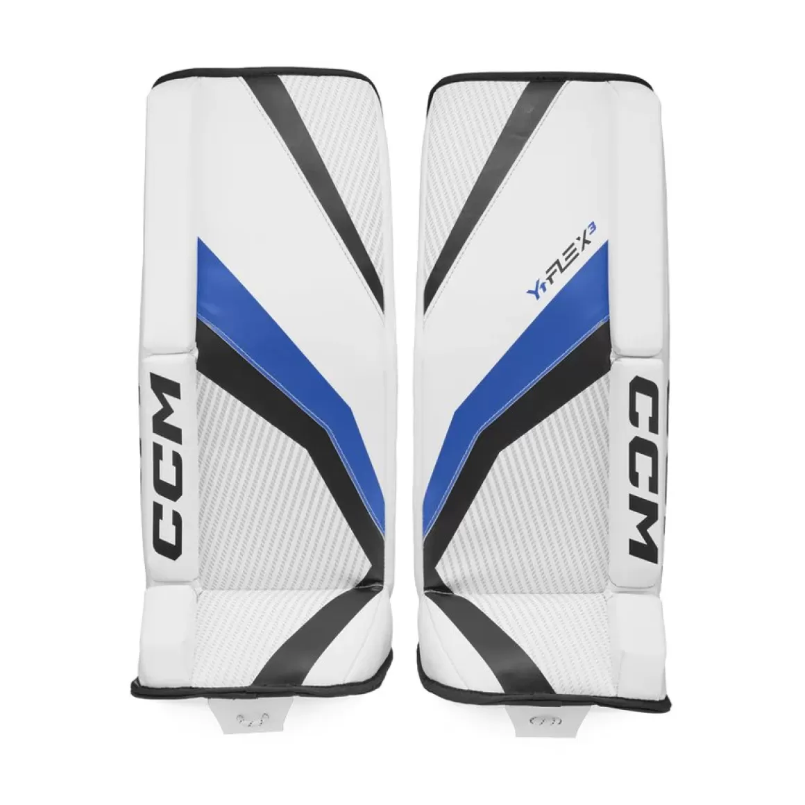 Goalie Leg Pads Children (Yth) | CCM Goalie Leg Pads Ytflex 3 White/Royal/Black