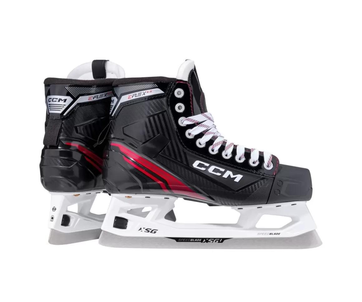 Goalie Skates Intermediate | CCM Goalie Skates Eflex 6.5 Int