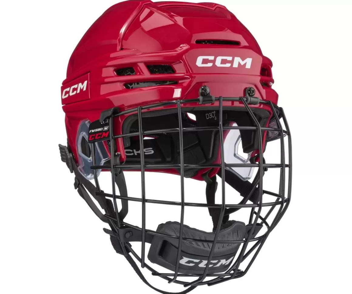 CCM Hockey Helmet Tacks 720 Combo- Hockey Helmets With Bars