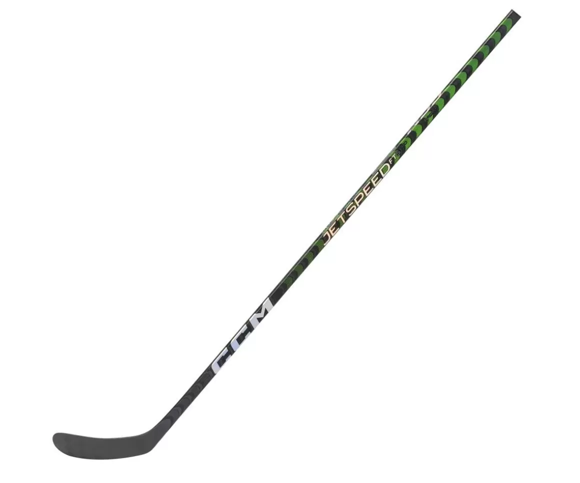 CCM Hockey Stick Jetspeed Ft5 Pro Int Green- Hockey Sticks Intermediate