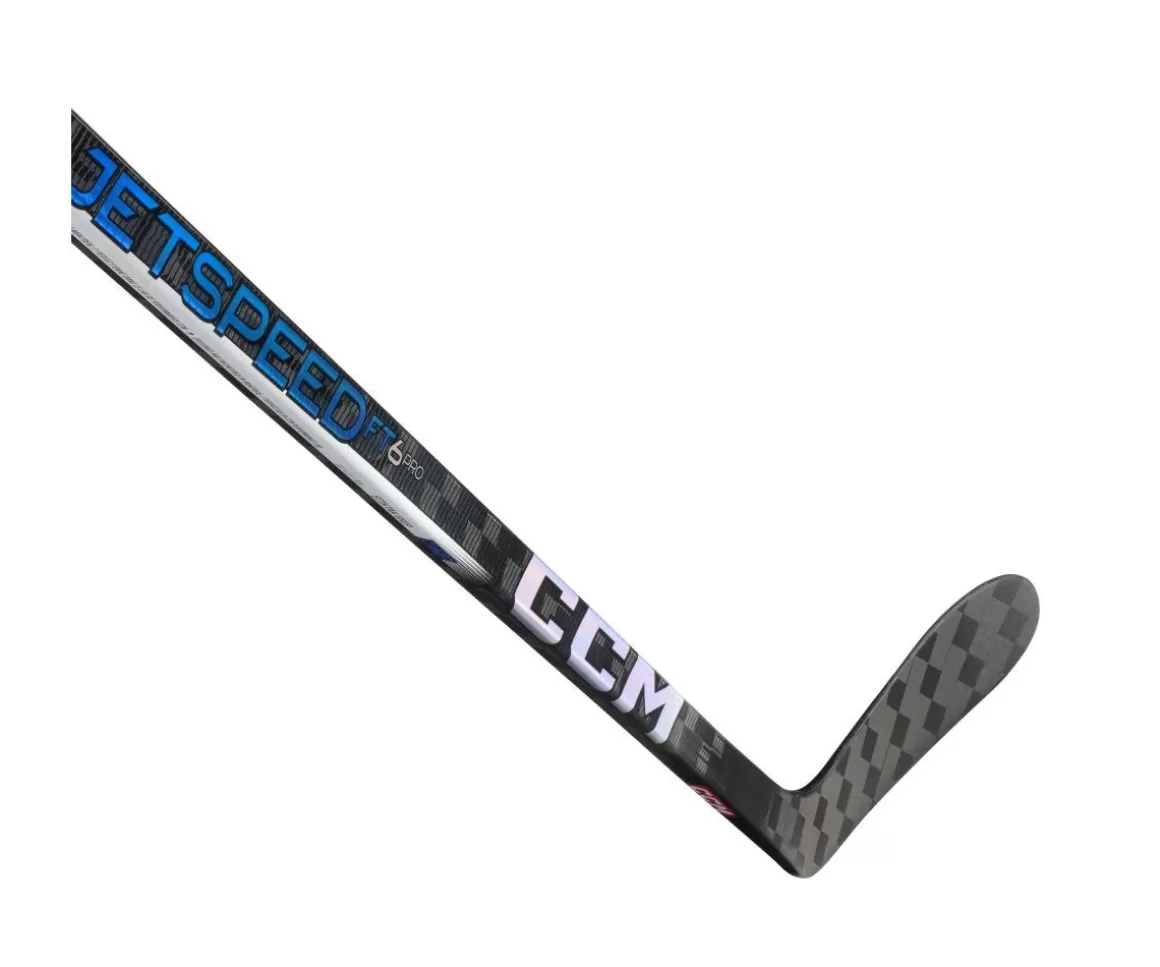 CCM Hockey Stick Jetspeed Ft6 Pro Int Blue- Hockey Sticks Intermediate