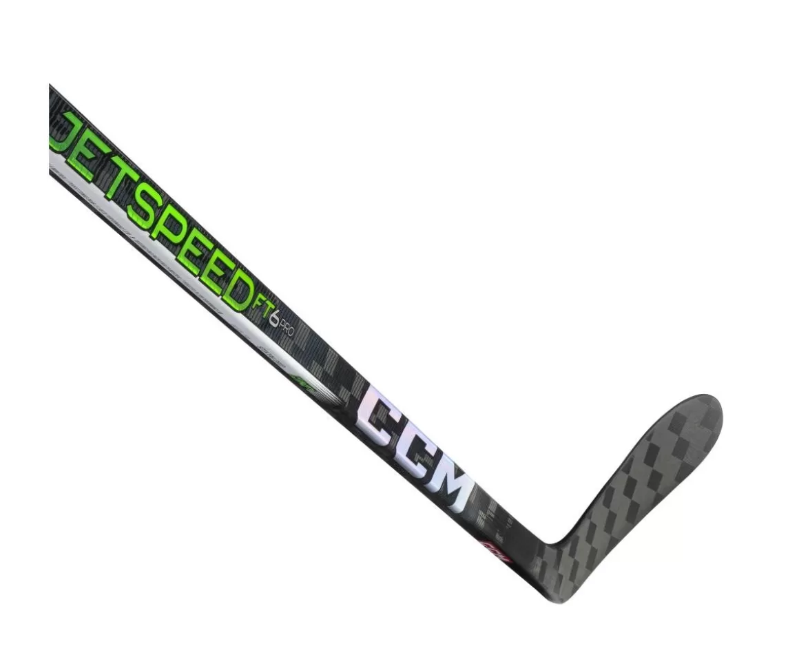 CCM Hockey Stick Jetspeed Ft6 Pro Int Green- Hockey Sticks Intermediate