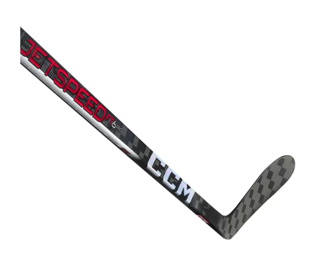 CCM Hockey Stick Jetspeed Ft6 Pro Int Red- Hockey Sticks Intermediate