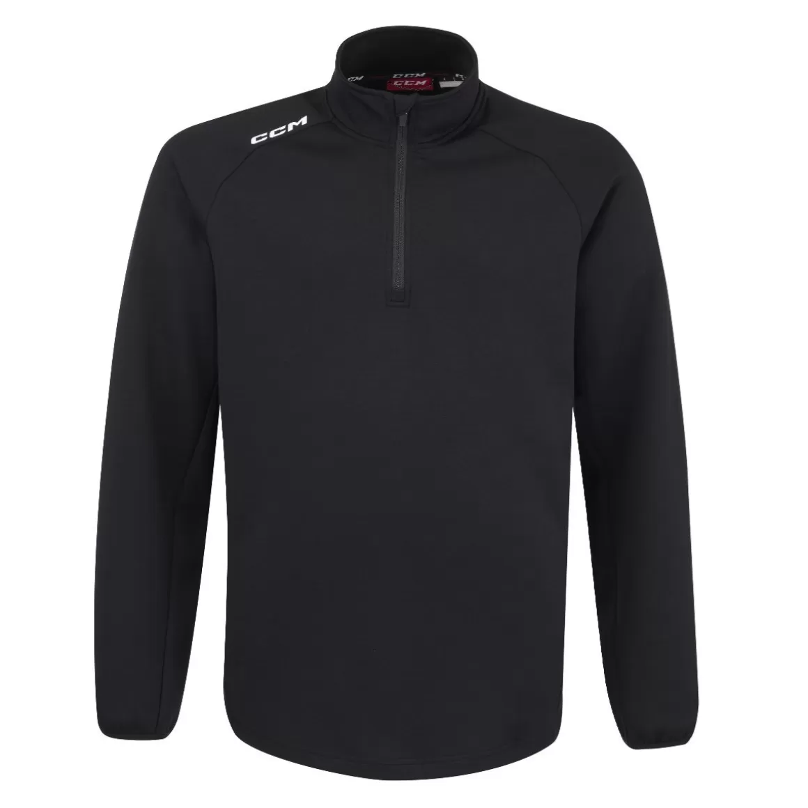 Sweaters Senior | CCM Locker Room 1/4 Zip Jr Black