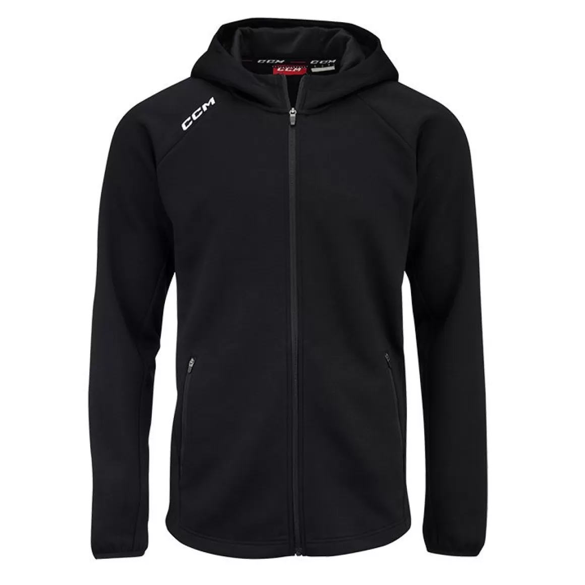 Hoodies Junior | CCM Locker Room Fullzip Hood Jr Black