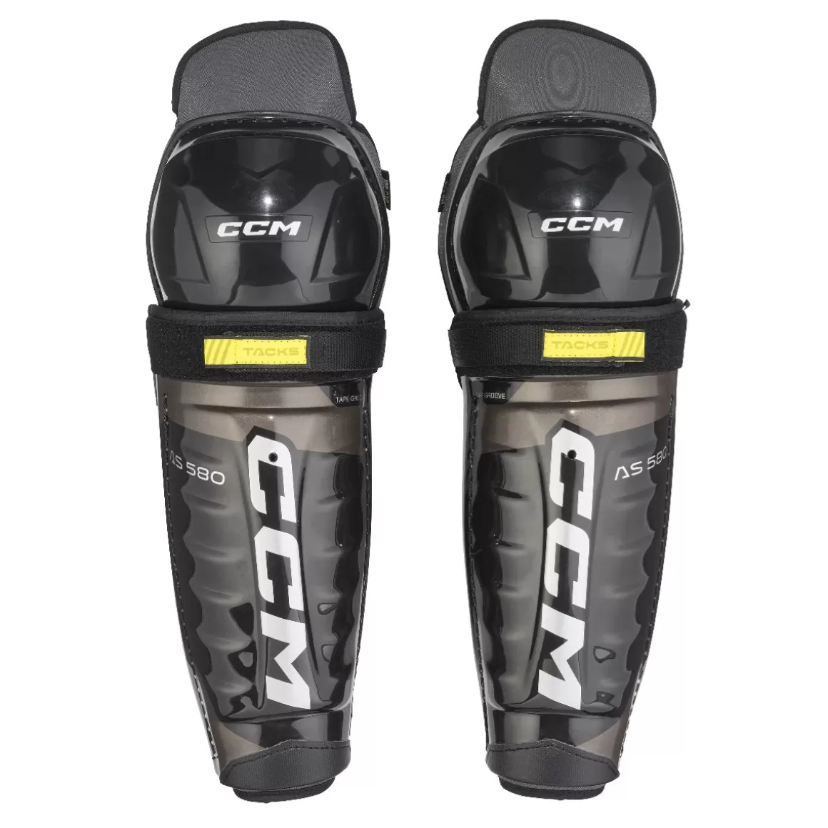 CCM Shin Guards Tacks As 580 Jr- Hockey Shin Guards