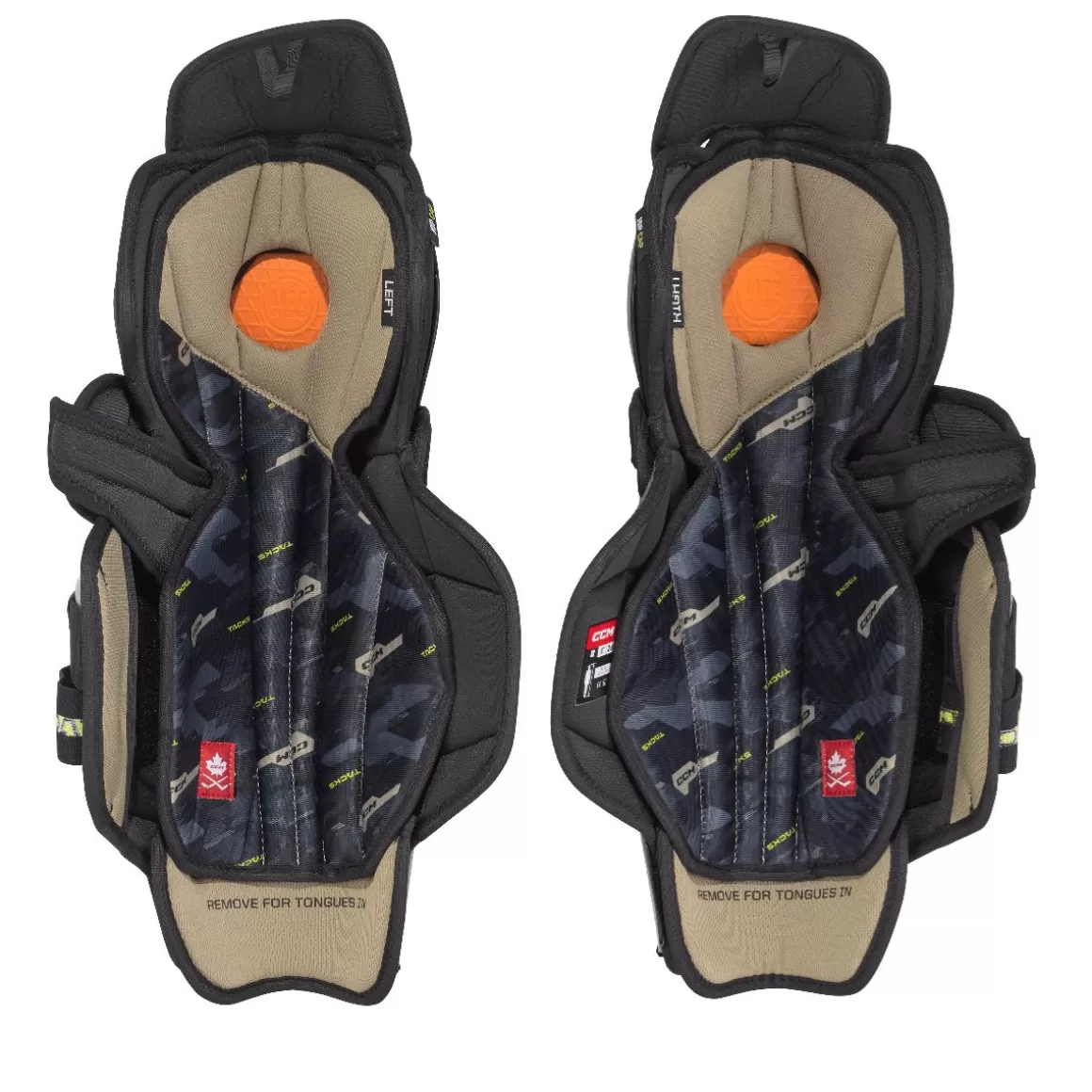 CCM Shin Guards Tacks As-V Jr- Hockey Shin Guards