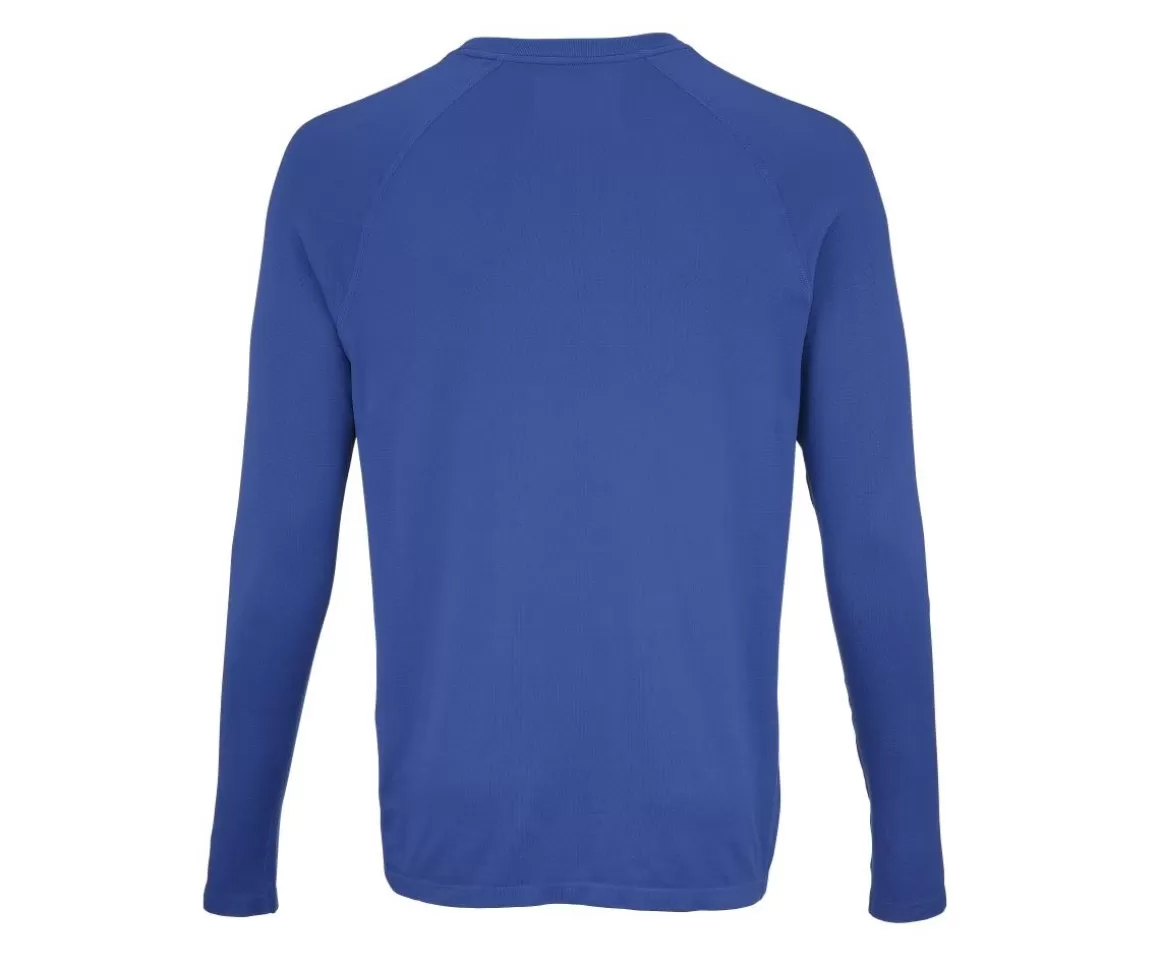 Sweaters Senior | CCM Shirt Long Sleeve Training Sr Royal Royal Blue