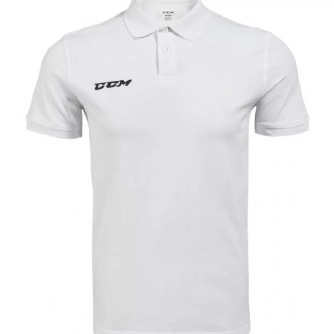 Senior T-Shirts | CCM Team Pique Sr White