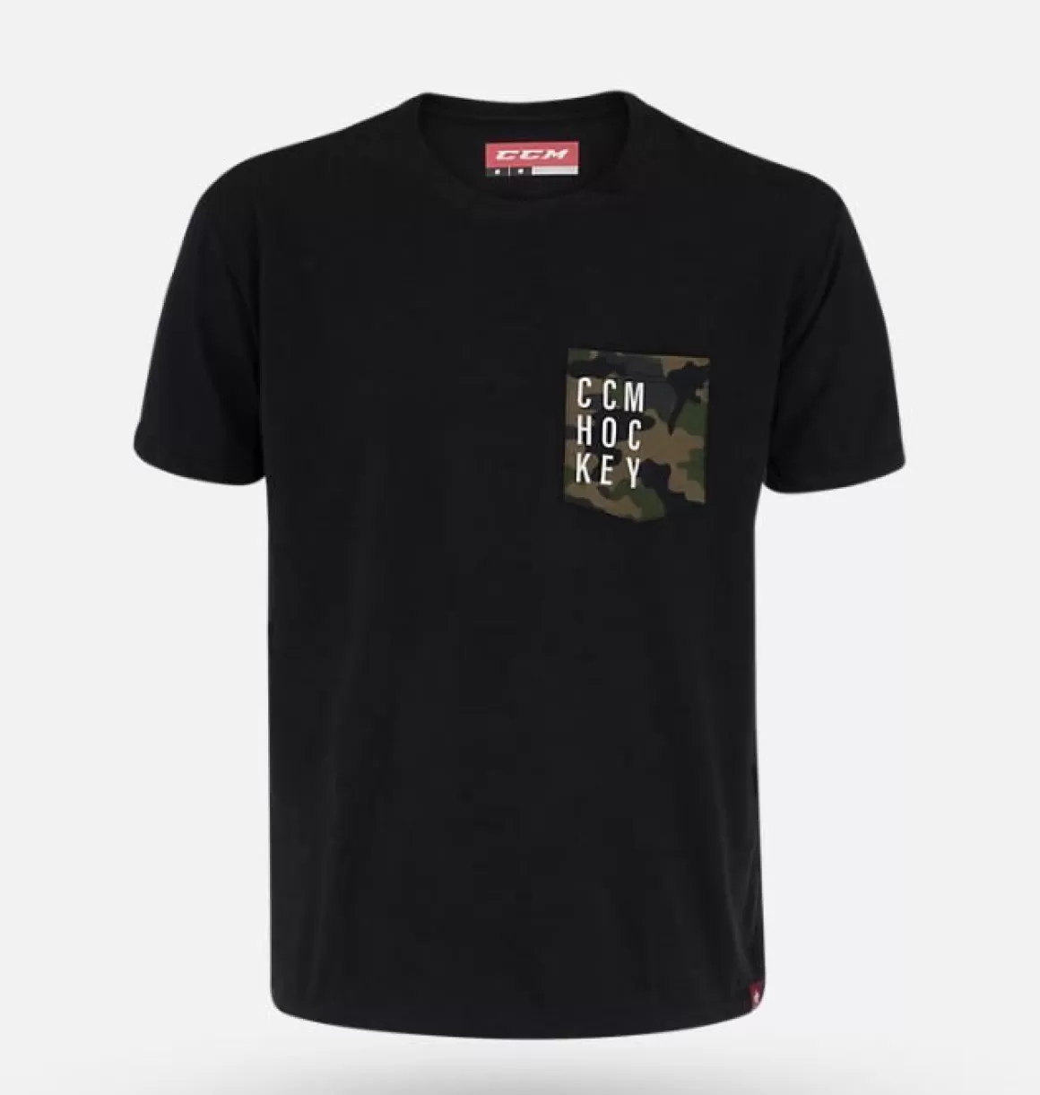 Senior T-Shirts | CCM T-Shirt Camo Pocket Sr Black