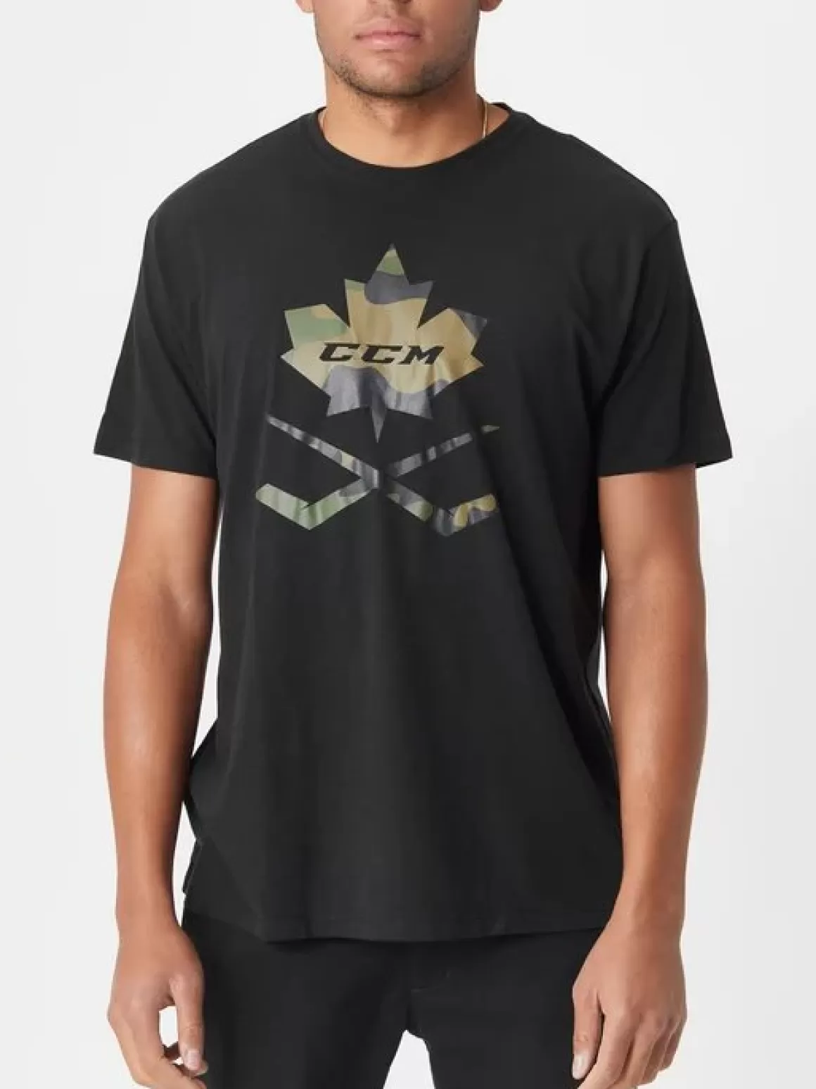 Senior T-Shirts | CCM T-Shirt Camo Sr Black