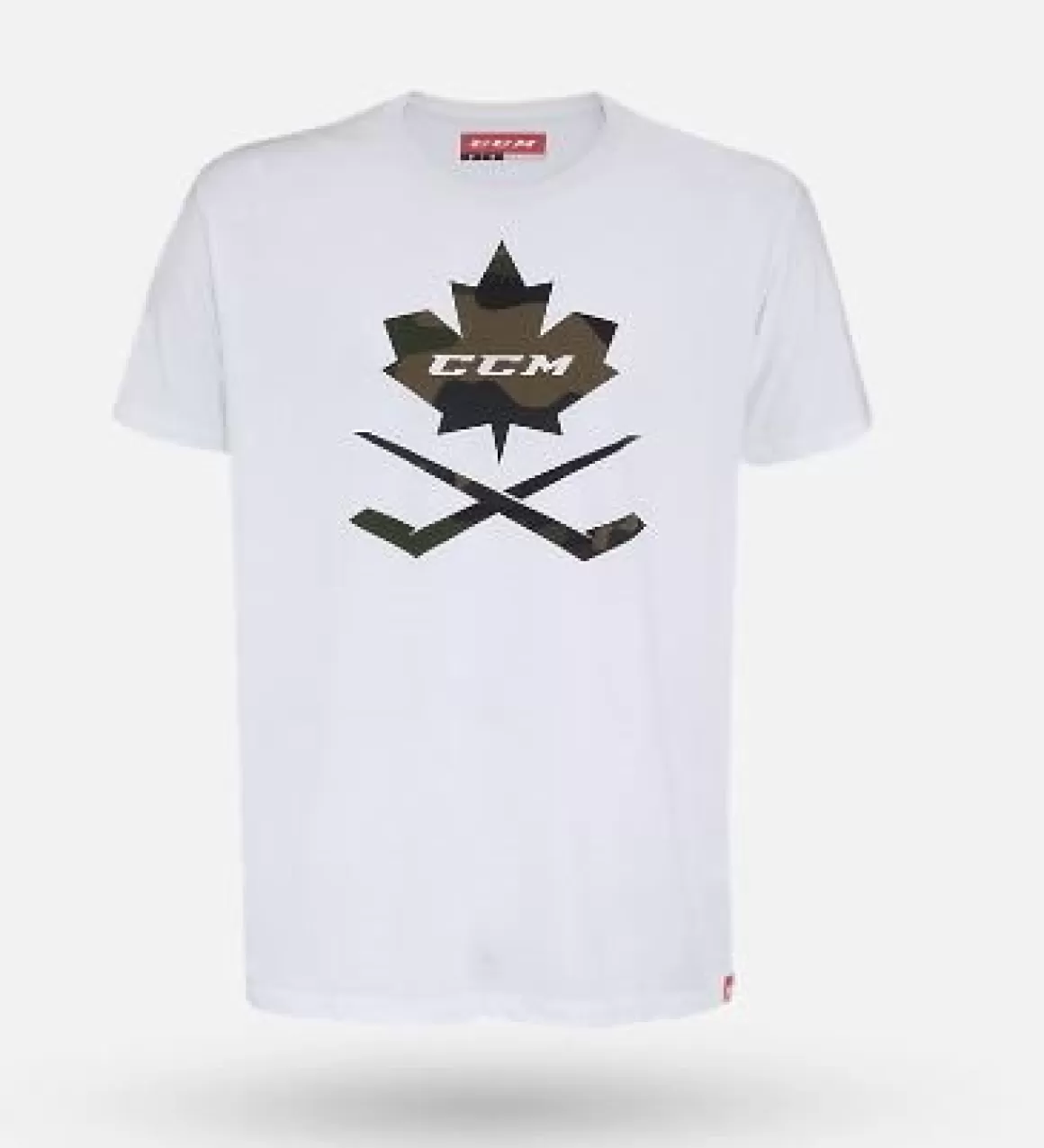 Senior T-Shirts | CCM T-Shirt Camo Sr White