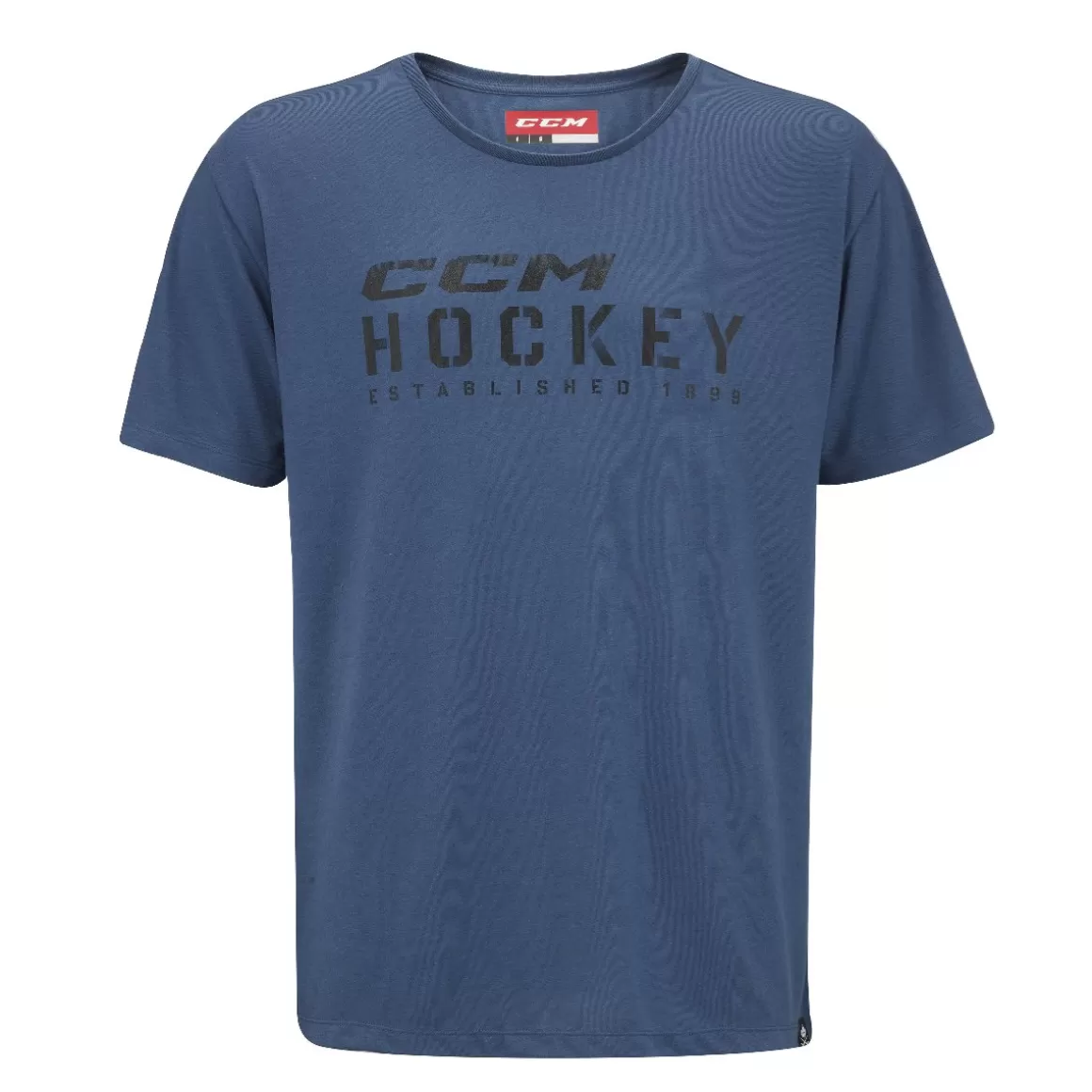 Junior T-Shirts | CCM T-Shirt Camo Stencil Jr Majorica Blue