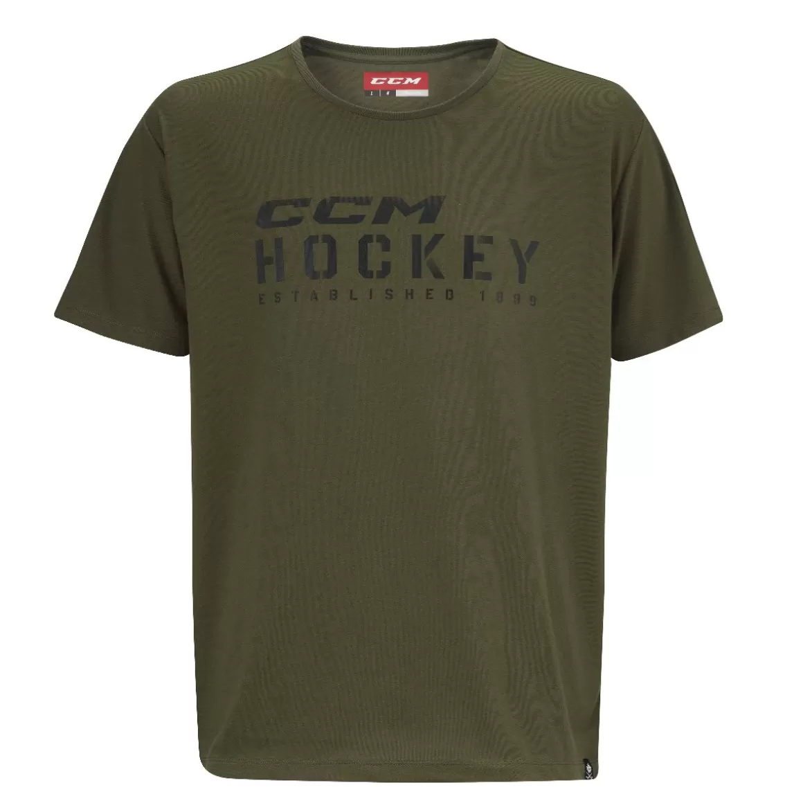 Junior T-Shirts | CCM T-Shirt Camo Stencil Jr Army Green