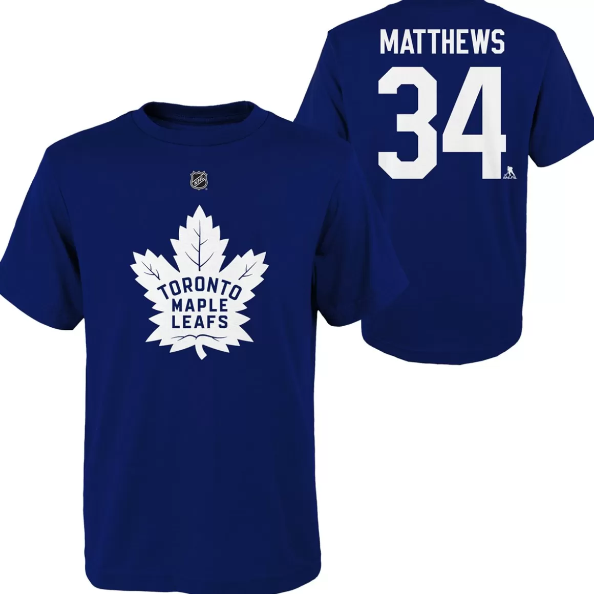 Junior T-Shirts | OUTERSTUFF T-Shirt Name & Number Jr Auston Matthews