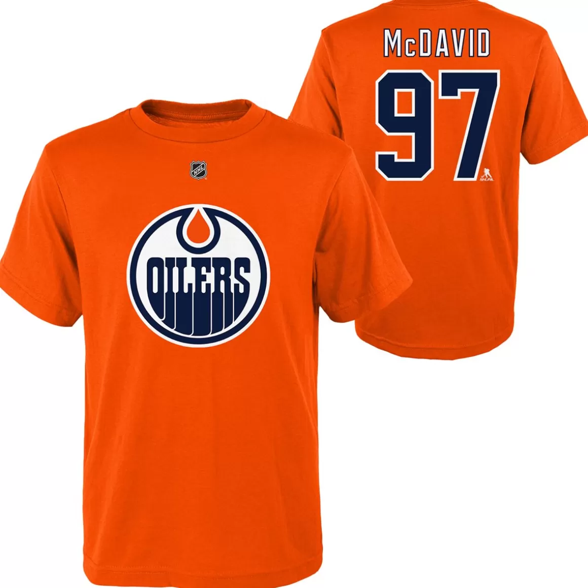 Junior T-Shirts | OUTERSTUFF T-Shirt Name & Number Jr Connor Mcdavid