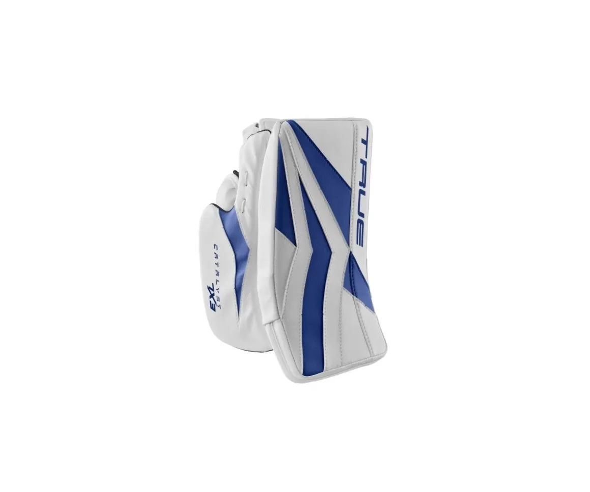 Goalie Blockers Intermediate | 1 True Blocker Catalyst 7X3 Int White/Blue