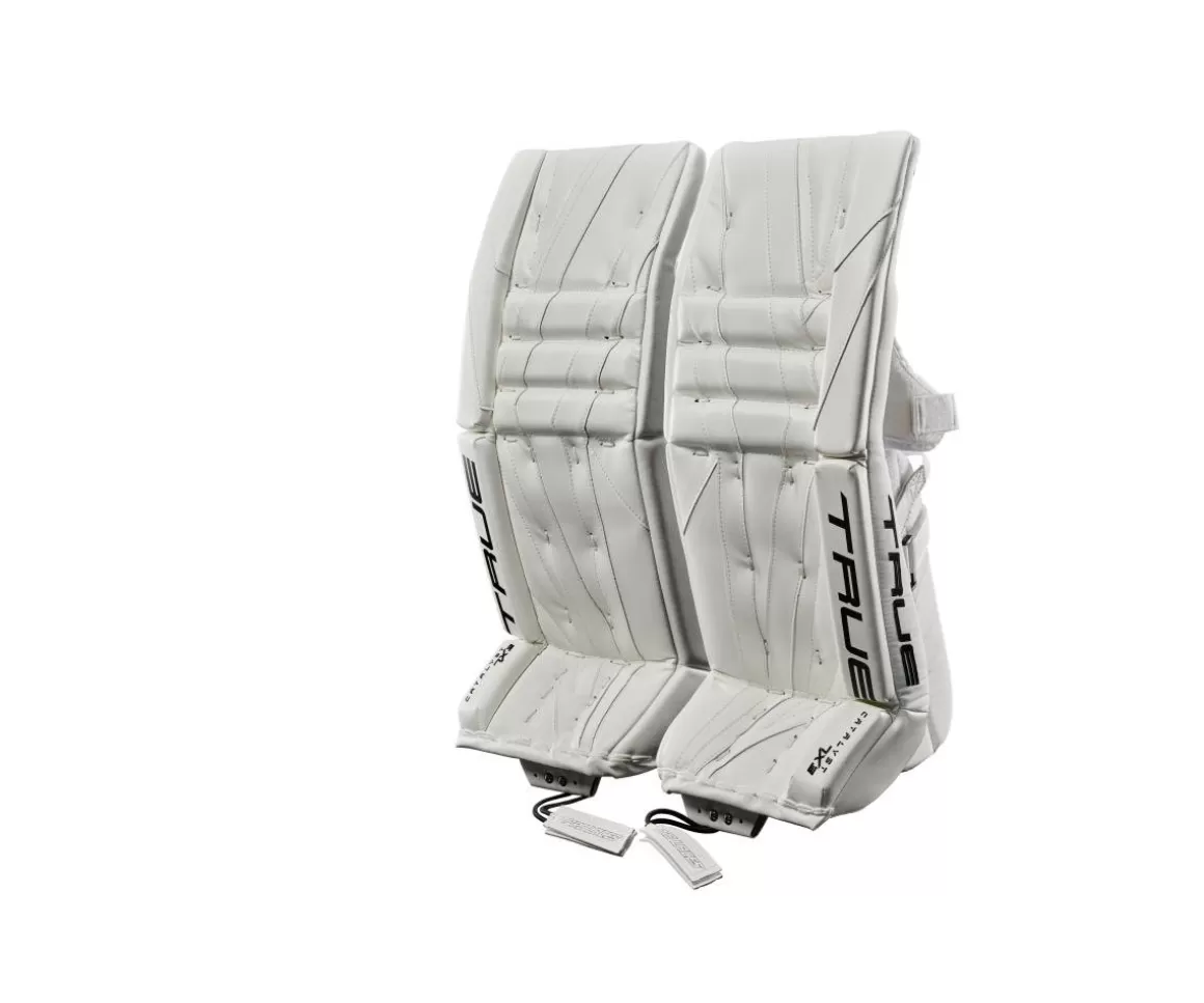 Goalie Leg Pads Intermediate | 1 True Goalie Leg Pads Catalyst 7X3 Int White