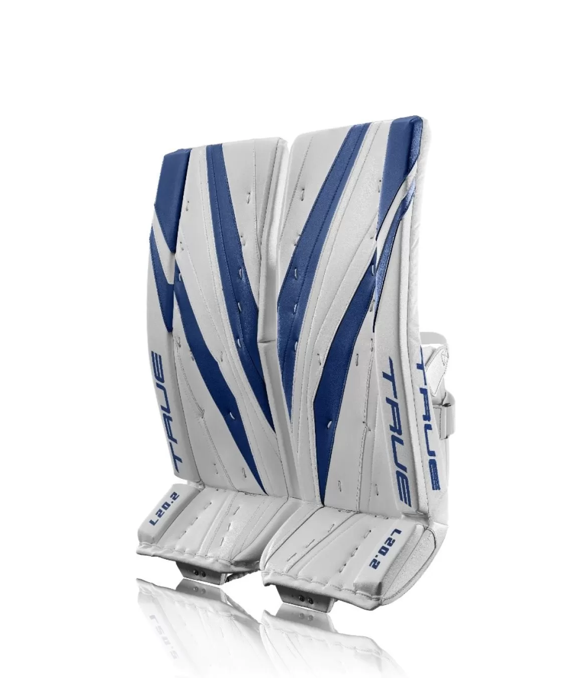 Goalie Leg Pads Senior | 1 True Goalie Leg Pads L20.2 Sr White/Blue