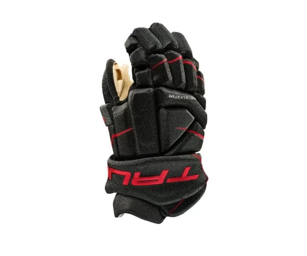 1 True Hockey Gloves Catalyst 5X3 Jr Black/Red- Hockey Gloves True