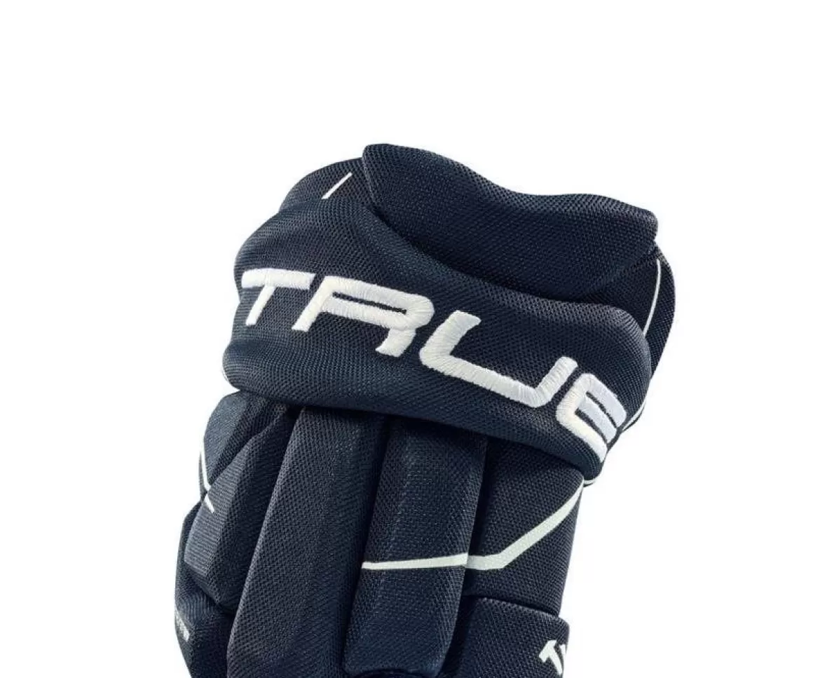 1 True Hockey Gloves Catalyst 5X3 Jr Navy- Hockey Gloves True