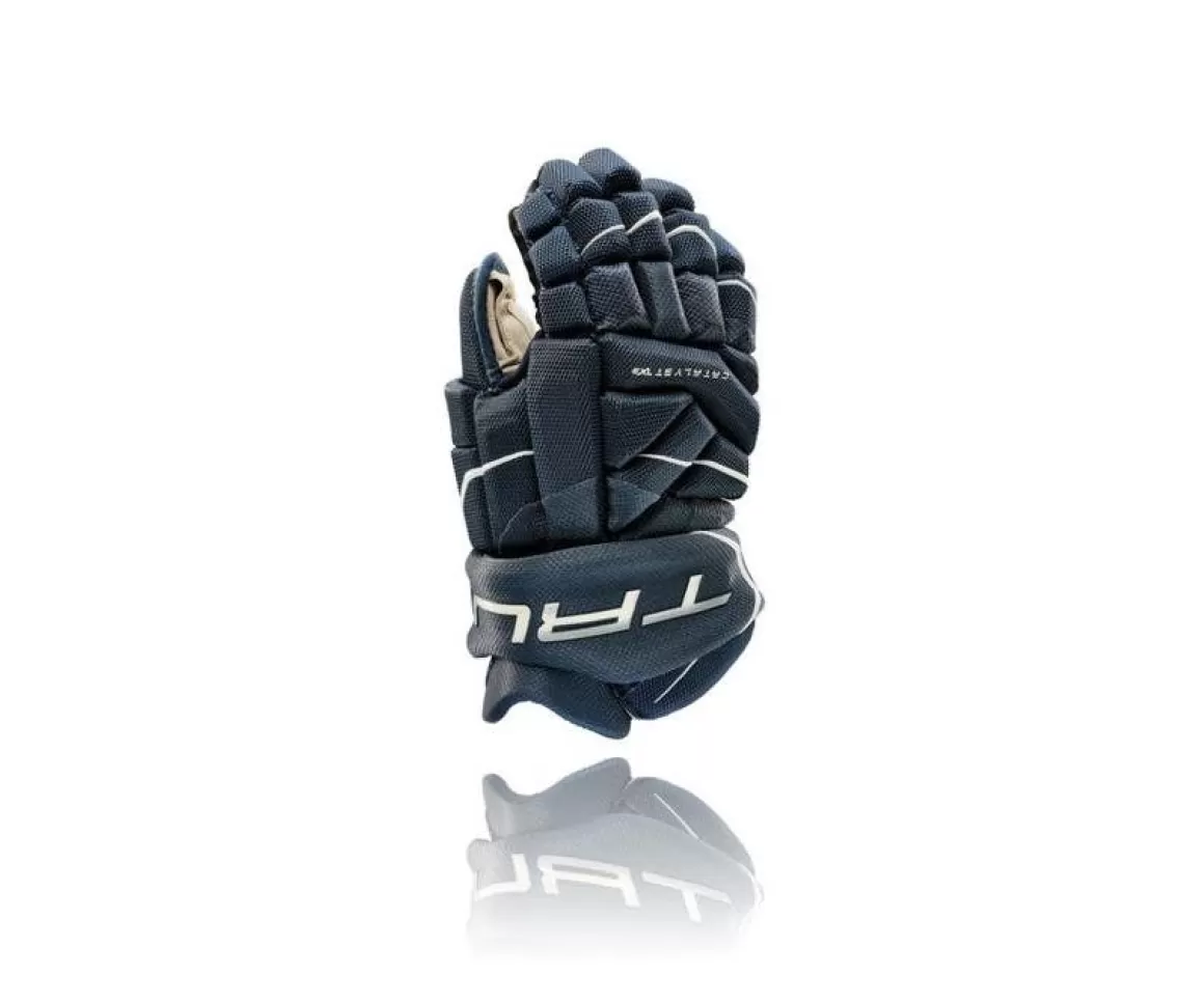 1 True Hockey Gloves Catalyst 7X3 Jr Navy- Hockey Gloves True