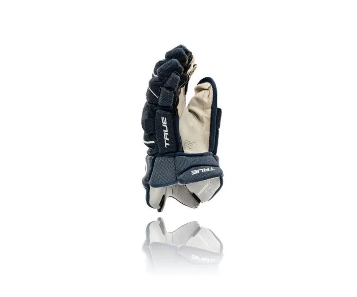 1 True Hockey Gloves Catalyst 7X3 Jr Navy- Hockey Gloves Junior