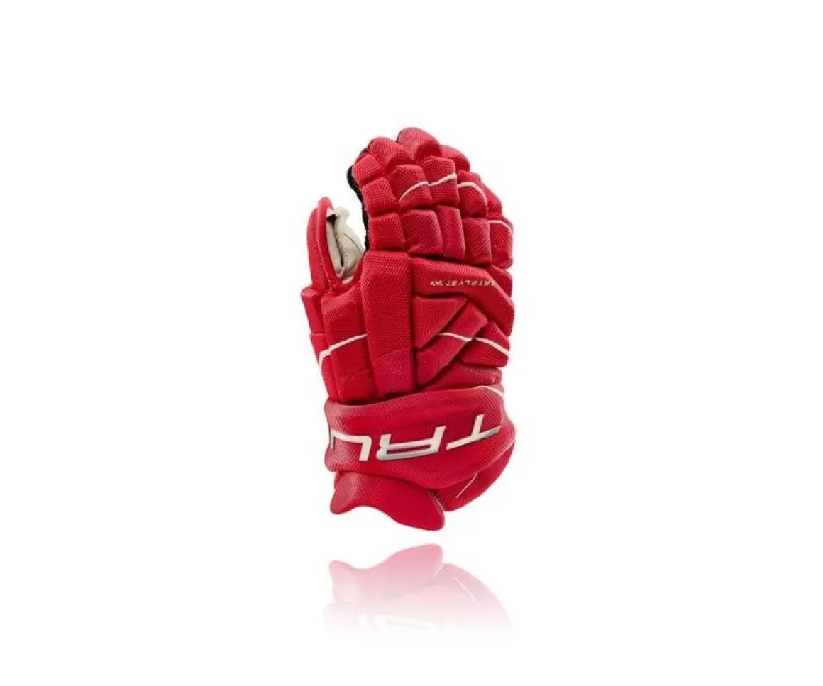 1 True Hockey Gloves Catalyst 7X3 Jr Red- Hockey Gloves True