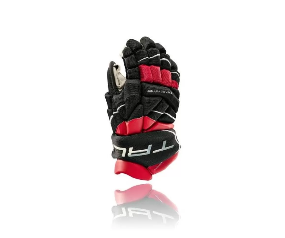 1 True Hockey Gloves Catalyst 9X3 Jr Black/Red- Hockey Gloves True